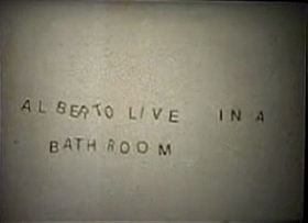 Alberto Lives in a Bathroom