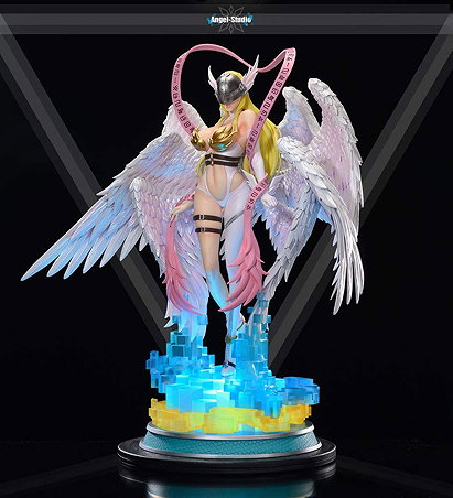 Angewomon Digimon Resin Statue