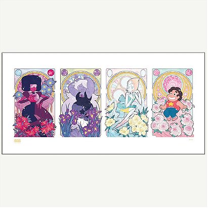 Steven Universe and the Crystal Gems Limited Edition Print by Missy Pena -- RETIRED