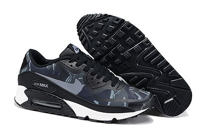 Nike Mens Air Max 90 Premium Tape Shoes Black Dark Grey Wolf Grey Colors