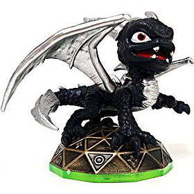 Skylanders Spyro's Adventure & Giants LOOSE Mini Figure Character Pack SILVER WINGED DARK SPYRO (MAGIC)