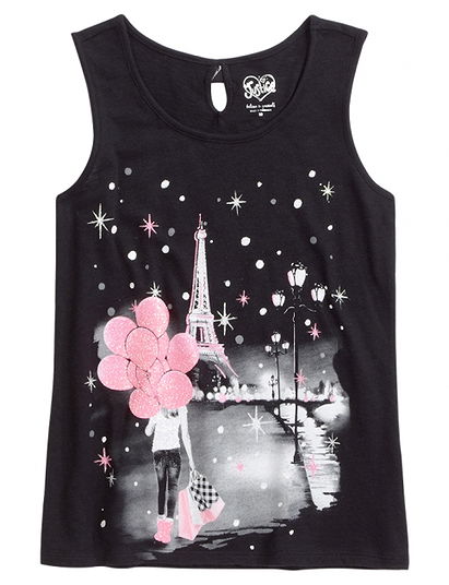Graphic Bow Back Tank