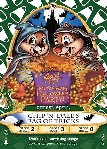 Sorcerers of the Magic Kingdom Card #P1 Chip 'n' Dales Bag of Tricks