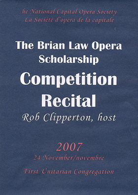 Brian Law Recital - 2007
