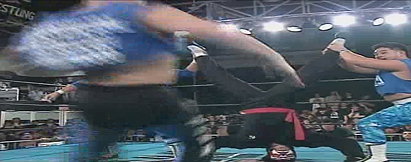 Dick Togo, MEN's Teio & Taka Michinoku vs. Gran Hamada, Great Sasuke & Masato Yakushiji (1997/04/13)