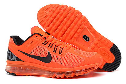 Nike Air Max Running Shoes 2013 (Mens) Orange & Black