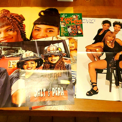 Vintage 90s Salt-N-Pepa Poster Lot