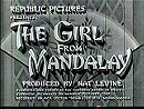 The Girl from Mandalay