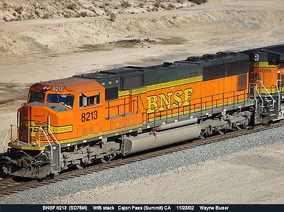 BNSF SD75M