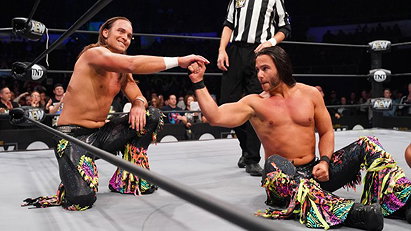 Adam Page and Kenny Omega vs. The Young Bucks