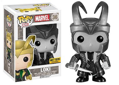 Marvel Pop!: Loki Black & White Helmet (Hot Topic Exclusive)