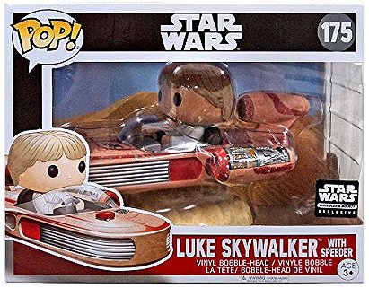 Star Wars Luke Skywalker with Speeder PoP! Figure Smuggler's Bounty Exclusive #175