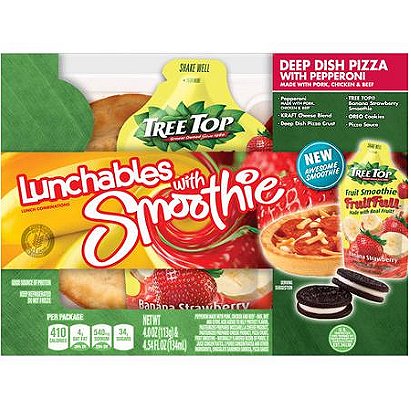 Oscar Mayer Lunchables with Smoothie Deep Dish Pizza with Pepperoni