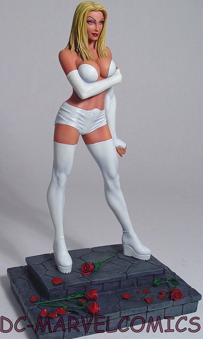 Emma Frost Statue Sculpted by Clayton Moore