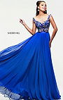 Sherri Hill 11151 Royal/Nude