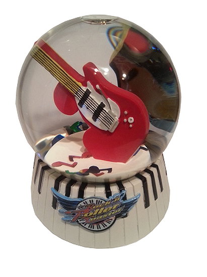 Rock 'n' Roller Coaster Staring Aerosmith Snow Globe
