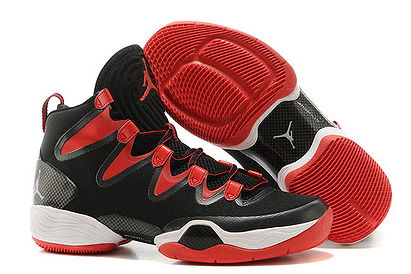 Retro Air Michael XX8 SE Nike Black Red White Basketball Footwear - Men Size