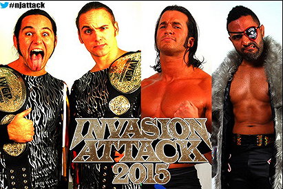 The Young Bucks vs. Roppongi Vice (NJPW, Invasion Attack 2015, 04/05/15)