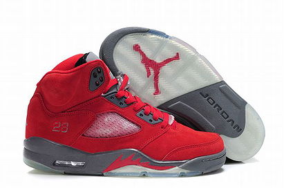 Nike Air Jordan 8 Retro Red/Grey Men's