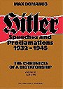 Hitler: Speeches and Proclamations