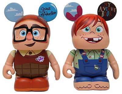 Pixar Vinylmation Series 1: Carl and Ellie(SDCC Exclusive)