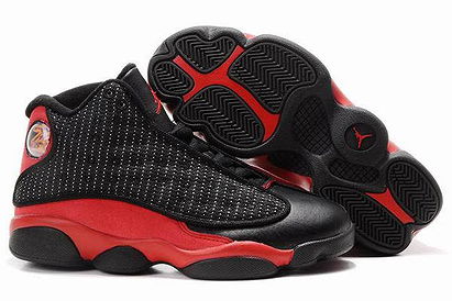 Cheap Sale Nike Kids Black/Red Sneakers - Air Jordan 13 