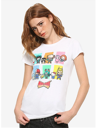 My Hero Academia X Hello Kitty And Friends Girls Hero Duos T-Shirt