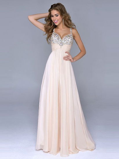Chiffon Ballkleid Abendkleid