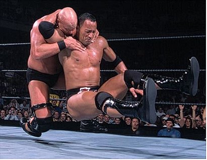 The Rock vs. Steve Austin (WWF, Wrestlemania 17)