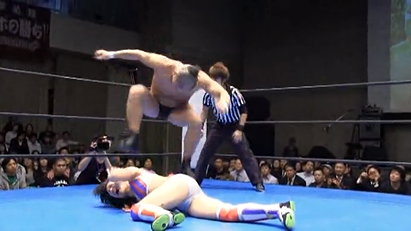 Kana & Minoru Suzuki vs. Syuri & Yoshiaki Fujiwara (Kana Pro, Mania Party)
