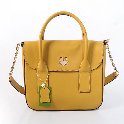 Kate Spade New Bond Street Florence Leather Satchel Bag Yellow