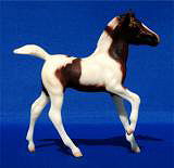 Breyer Classic Andalusian Foal brown pinto is in your collection!