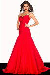 Beautiful Vintage Off The Shoulder Red Prom Dress Backless in Ruby Australia