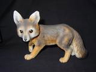 Fox Figurine - Kit Fox %u201CTrevor%u201D by Roger Brown