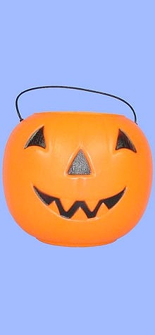 7 ½” x 9” Orange Big Jack Pumpkin Pail