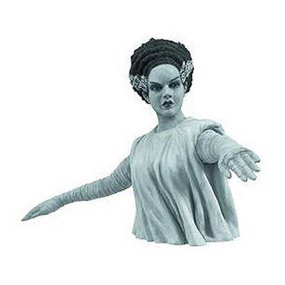 Universal Monsters Black White Bride Frankenstein Bust Bank