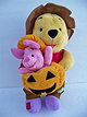 Winnie The Pooh - (Plush) Carrying Piglet In A Jack-O-Lantern
