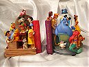 The World of Disney Bookends Snow Globe Set