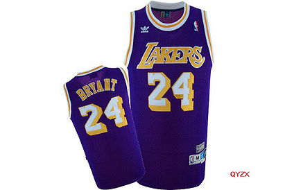Kobe Bryant #24 Los Angeles Lakers Swingman Basketball Jersey(Purple)