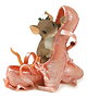 Charming Tails - Mouse in Pink Ballerina Shoes