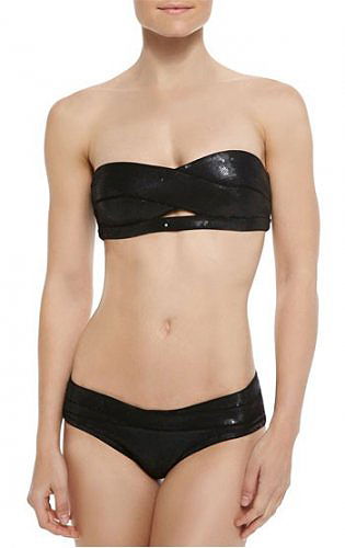 2015 Sale Herve Leger Neon Black Loretta Bandage Bikini