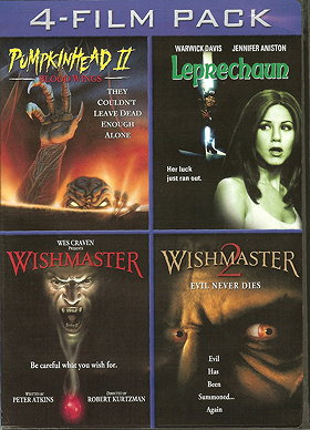 4-Film Pack: Pumpkinhead II, Leprechaun, Wishmaster, Wishmaster 2