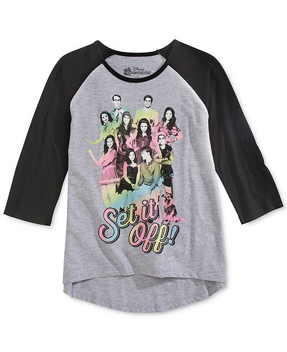 Hybrid Girls' Descendants Set It Off Raglan T