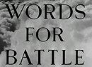 Words for Battle