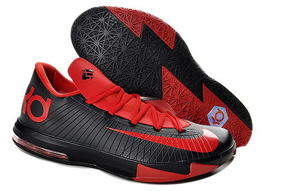 Nike Zoom Kevin Durant KD 6 (VI) Low Shoes With Red/Black Male Size Sports Shoes