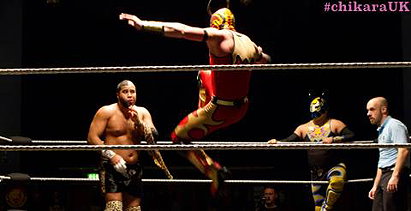 The Wrecking Crew vs. Battle Hive (Chikara, For British Eyes Only, 04/03/15)