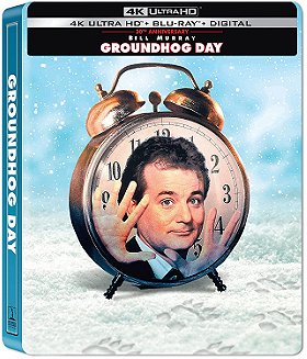 Groundhog Day 30th Anniversary SteelBook (4K Ultra HD + Blu-ray + Digital) [4K UHD]