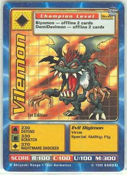 Digimon Digi-battle: Vilemon (Bo-20)