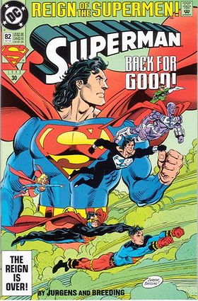 Superman Reign Of The Supermen No.82 : Back For Good! 