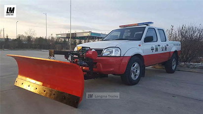 longma 2.0m snow plow on pickup vehicles